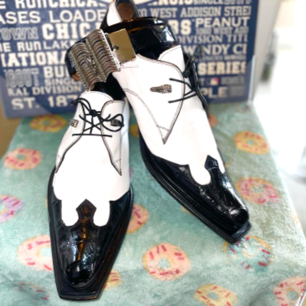 Mauri (City Slicker) 2Tone Gators SZ11 and Black Gator Belt SZ42